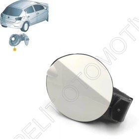 Resim Seat Ibiza Yakıt Depo Kapağı Dış 6J4809905F Beyaz (2009-2017) 