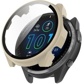 Resim Garmin Forerunner 965 + Sertleştirilmiş Film Entegre Saat Koruyucu Kılıf 