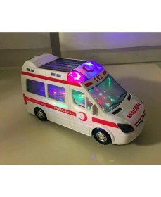 Resim Ecatoys Oyuncak Ambulans 3D Işıklı Sesli Araba 