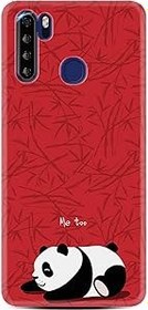 Resim kilifland Reeder P13 Blue Max ile Uyumlu Kılıf Resimli Desenli Silikon Boyun Askılı Sleeping Panda 1810 