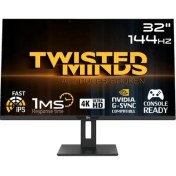 Resim Twısted Mınds 32 TM32DUI UHD 4K 144Hz 1ms HDMI Dp Gsync Ps/xbox Rgb IPS Gaming Monitör 