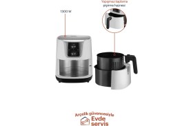 Resim Grundig Airfryer Fr 4032 A Az Yağlı Pişirici 