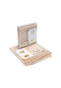 Resim Çanta Boy Kadife Yasin Kitabı - Seccade - Tesbih Ve Şeffaf Kutulu (541584237) 