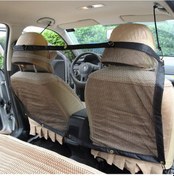 Resim Sones Araba Evcil Hayvan Koruma Ağı Arka Bariyer Güvenlik Çubuğu, Boyut: 115 X 62cm 