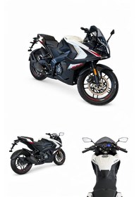 Resim Bajaj Pulsar RS 200 Motosiklet Racing Beyaz 
