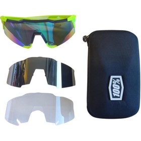 Resim SARİSSA BİSİKLET XBYC G4681 %100 Bisiklet Sürüş Gözlüğü Polarize Cam Yarı Çerçevesiz Spor Gözlüğü UV400 Lens Yeşil 