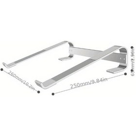 Resim Willowhaven Gümüş Ls-5 Ayarlanabilir Alüminyum Laptop Standı Ofis Ve Oyun İçin Ergonomik 