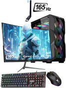 Resim IZOLY Togetic X Ryzen 7 3700x 16gb 512gb M.2 Nvme Rx 580 8gb 24" 165hz Oyuncu Masaüstü Bilgisayarı 