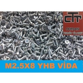 Resim M2.5X8 Yhb Vida 100 Adet N11.57883 