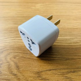 Resim Ata Elektronik Kaliteli Amerika Kıtası Elektrik Şarj Priz Çevirici Dönüştürücüsü - Amerikada Kanada Da Kullanım Için Beyaz 