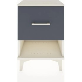 Resim Arges Komodin Tek Çekmeceli 44X30X64 Aytaşı-Antrasit 