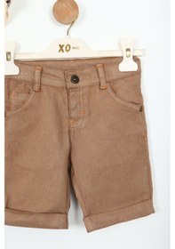 Resim Xo Kids Erkek Çocuk Alt Üst Şort Takım 1-5 Yaş 6217 Bej 