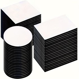 Resim 60 adet Ağır Hizmet Çift Taraflı Bant - Ekstra Güçlü Yapıştırıcı, Kalıntı Giderme Yok, Duvarlar, Zeminler, Kapılar, El Sanatları, Plastik, Kumaş, Kağıt için - Ev, Ofis, Okul, Etkinlikler için İdeal - (60 Adet), El Sanatları Malzemeleri 