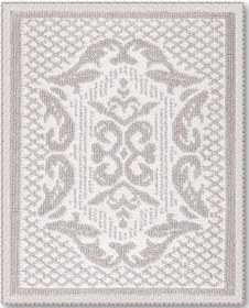 Resim Raya Damaskdoğal Pamuklu 2'li Banyo Paspas & Halı Seti 60x100 50x60 Cm Taş Taş 