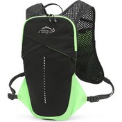 Resim Jeehugo Yeşil Su İçme Sırt Çantası, 1.5l Suluk Bölmesi Ve 2 Suluk Kutusu, Outdoor Sporlar İçin Nylon 5l Yeşil 