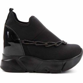 Resim Bambi Siyah Kadın Sneaker K01234031017 
