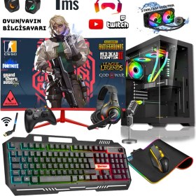 Resim Zeiron Panter X80 Ryzen 5 5600 32GB Ram 1 Tb M.2 Nvme 8gb RTX4060 24" 165Hz Sıvı Soğutmalı Masaüstü Oyuncu Bilgisayarı 