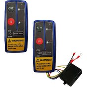 Resim Suntek Magideal Araçlar Otomotiv Kamyon Için Kablosuz Vinç Uzaktan Kumanda Kiti 12v 24v 