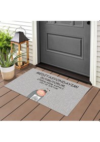 Resim Meditasyon Kapı Önü Paspas Lovebug-t 