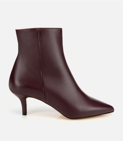 Resim Hotiç Kadın Deri Bordo Yarım Topuklu Bot 01boh312710a780 01boh312710a780 Bordo 