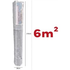 Resim MiraLive Pencereli Halı Hurcu Toz Geçirmez Sağlam Dayanıklı Hurç Organizer 6m² (4887) 