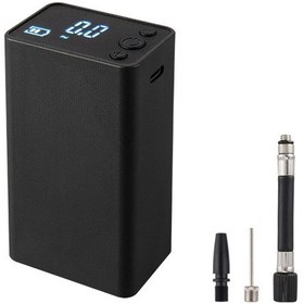 Resim Geeroyoo Spor Topları İçin Elektrikli Hnak, 0-18psi Basınç, 2000mah Pil, Siyah Renk, Hızlı Şişirme 