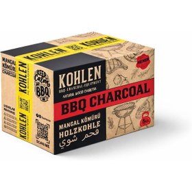 Resim AyrStore Doğal Meşe Mangal Kömürü 5 Kğ- Bbq Özel Paket 