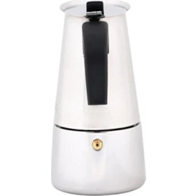Resim Es Dekor Herhangi Bir Sabah Espresso Kahve Makinesi Paslanmaz Çelik Indüksiyonlu Moka Pot 200ML 1 Adet 