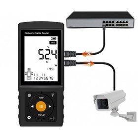 Resim Novacom LT-200 RJ45 Poe Uyumlu Çok Fonksiyonlu Kablo Test Cihazı 