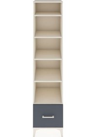 Resim Hyperion Dolap 5 Raflı Tek Çekmeceli 44x44x195 Aytaşı-antrasit Aytaşı 