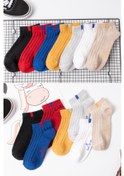 Resim 7 Çift Çocuk Lastik Desenli Çorap BGK-1798534-Çok Renkli-Çocuk 