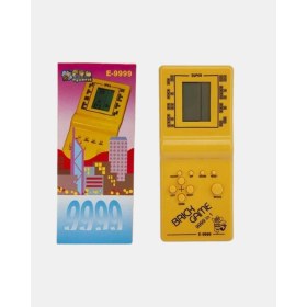 Resim Klasik Gameboy Tetris Oyunu – Taşınabilir Pil ile Çalışan Retro El Konsolu 