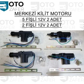 Resim Oto Merkezi Kilit Motoru Takımı 5 Fişli 2 Fişli Araç Merkezi 