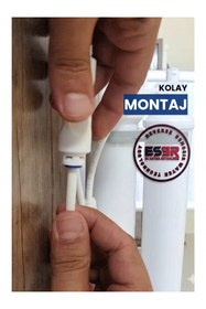 Resim ESER Su Arıtma Cihazı Hortumu ( 1/4 ) 6 mm Beyaz Basınca Dayanıklı Kaliteli Hortum 10 Metre 