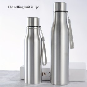 Resim 1 Adet Paslanmaz Çelik Su Şişesi, Demlik ve Bardaklar - 25.36 Ons (750 Mililitre) / 38.31 Ons (1000 Mililitre), Sızdırmaz Kapaklı, Hafif ve Dayanıklı Yapı, Minimalist Tasarım, Yüksek Kaliteli Malzeme, Çok Amaçlı Su Kabı, Açık Hava Tutkunları ve Macera Severler İçin Uygun, Kamp Ekipmanı, Outdoor Hiking ve Kamp İçin İdeal 