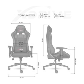 Resim Hype Store Toryum Oyuncu Koltuğu Siyah/siyah 