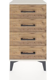 Resim Arges Komodin 4 Çekmeceli 44x30x80 Aytaşı-çam Aytaşı 