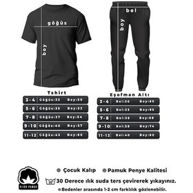 Resim Çocuk Los Angles Alt - Üst Eşofman Takımı 