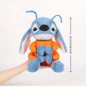 Resim Hightower Stitch Peluş Oyuncak Yumuşak Mavi Figür Doğum Günü Parti Dekorasyonu 