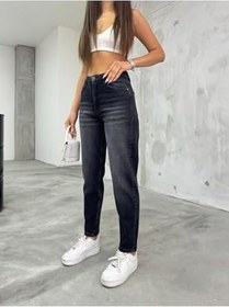 Resim Bikelife Esnek Yüksek Bel Mom Jeans, BKL00001245 