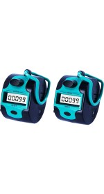 Resim Haashu 2x Sayaç Tıkır Manuel Dijital Dikiş Sayacı Parmak Yüzük Mekanik El Taşınağı Sıra Insanlar Golf (Yurt Dışından) 