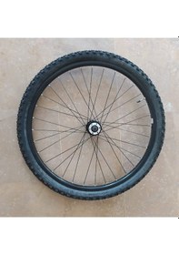 Resim Carraro 26x2.10 Xlc Lastik+jant Tel Örülü Kalın Tekerlek Dağ Dısk 