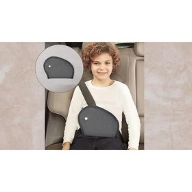 Resim Çocuk Emniyet Kemeri Düzenleyici ve Tutucu Emniyet Kemer Pedi,boyun Kesme Önleyici,çocuk Emniyet Kemer Rahatlatıcı,oto Kemer Kılıfı,yüksek Kaite(Antrasit Renk) 
