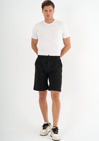 Resim Zane Erkek Comfort Fit Siyah Şort & Bermuda - Siyah / S 
