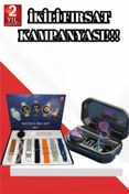 Resim FTA TİCARET 2025 Model Çok Kordonlu Akıllı Saat ve Bluetooth Kulaklık El Fenerli 