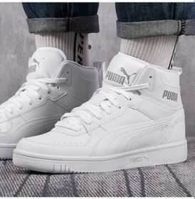 Resim Puma Rebound Joy Beyaz Kadın Bilekli Sneaker Spor Ayakkabı 374687 07 V2 Beyaz 