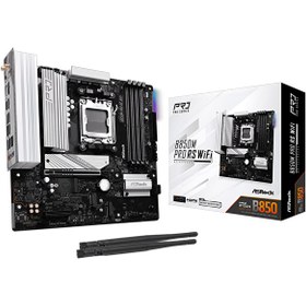 Resim Asrock B850M PRO RS WIFI 8000MHz(OC)DDR5 Soket AM5 M.2 USB 3.2 HDMI mATX B850M PRO RS Wi-Fi Anakart 