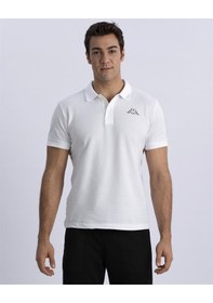 Resim Kappa Logo Maltax 2 MSS Erkek Regular Fit Polo Yaka Tişört Beyaz 