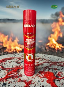 Resim Sibax SİBAX YANGIN SÖNDÜRÜCÜ SPREY 1000ML BÜYÜK BOY EV-OFİS-ARABA MİNİ YANGIN TÜPÜ SOBA ŞÖMİNE SÖNDÜRME 