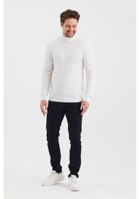 Resim Alexander Gardi Alexandergardı Yarım Balıkçı Yaka Regular Fit Triko Kazak E24-eze-34 001 